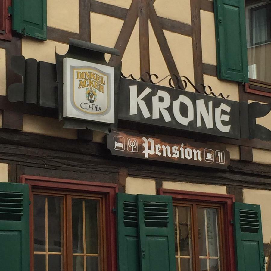 Pension Krone Sternenfels Exterior photo